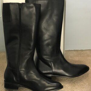 Walking Cradles Meadow Boots in Black Cashmere Leather [13] (NEW)